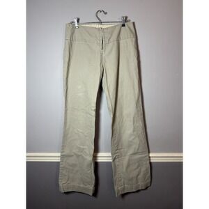 Gap Khaki Bootcut Pants Women's Size 6 Tan Stretch Y2K